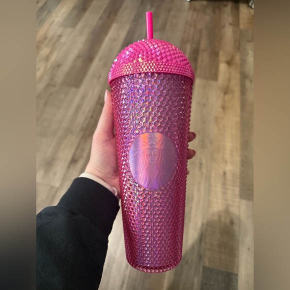Starbucks Other - Starbucks Pink Studded Tumbler